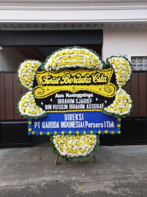 Papan Bunga Duka di Pino Raya